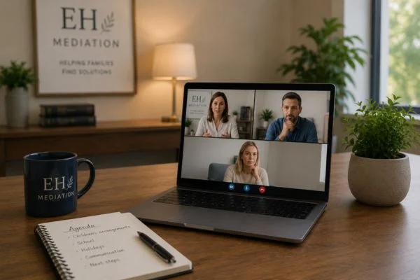 child access mediation Gravesend online meeting.